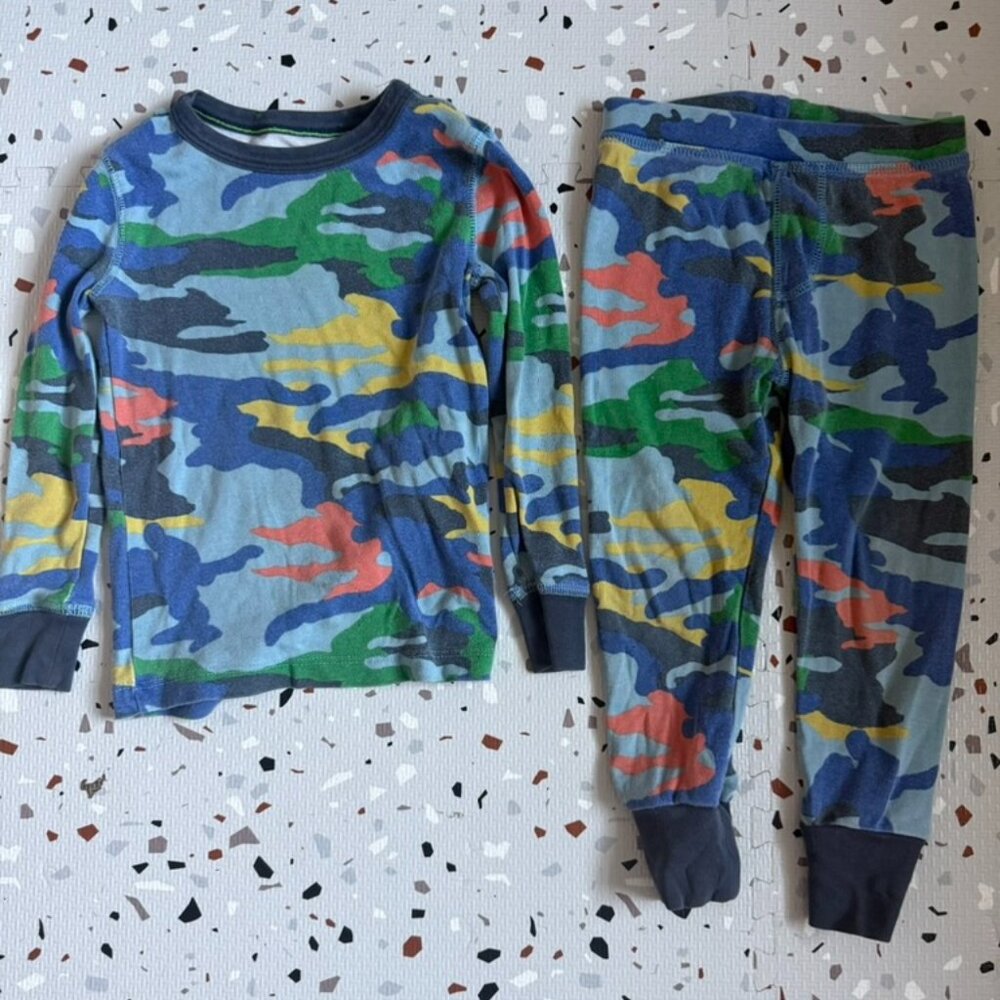 Fun Color Camouflage Pajama Set